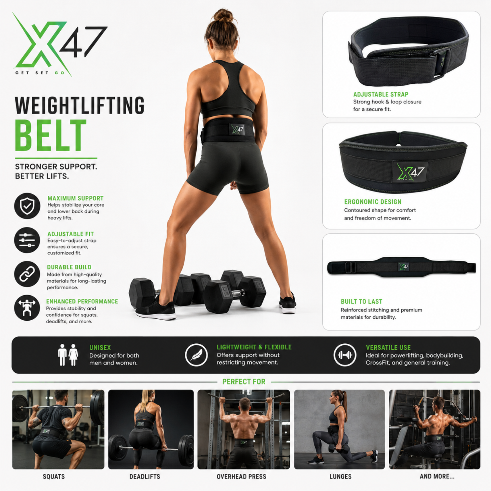 6 Inch Neoprene Simple Belt