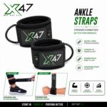 X-47 Pair of Ankle Strap Cuff Cable Attachments for Wrist & Ankle - Image 2