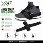 X-47 Pair of Professional Ankle Foot Straps for Cable Machines - Image 8