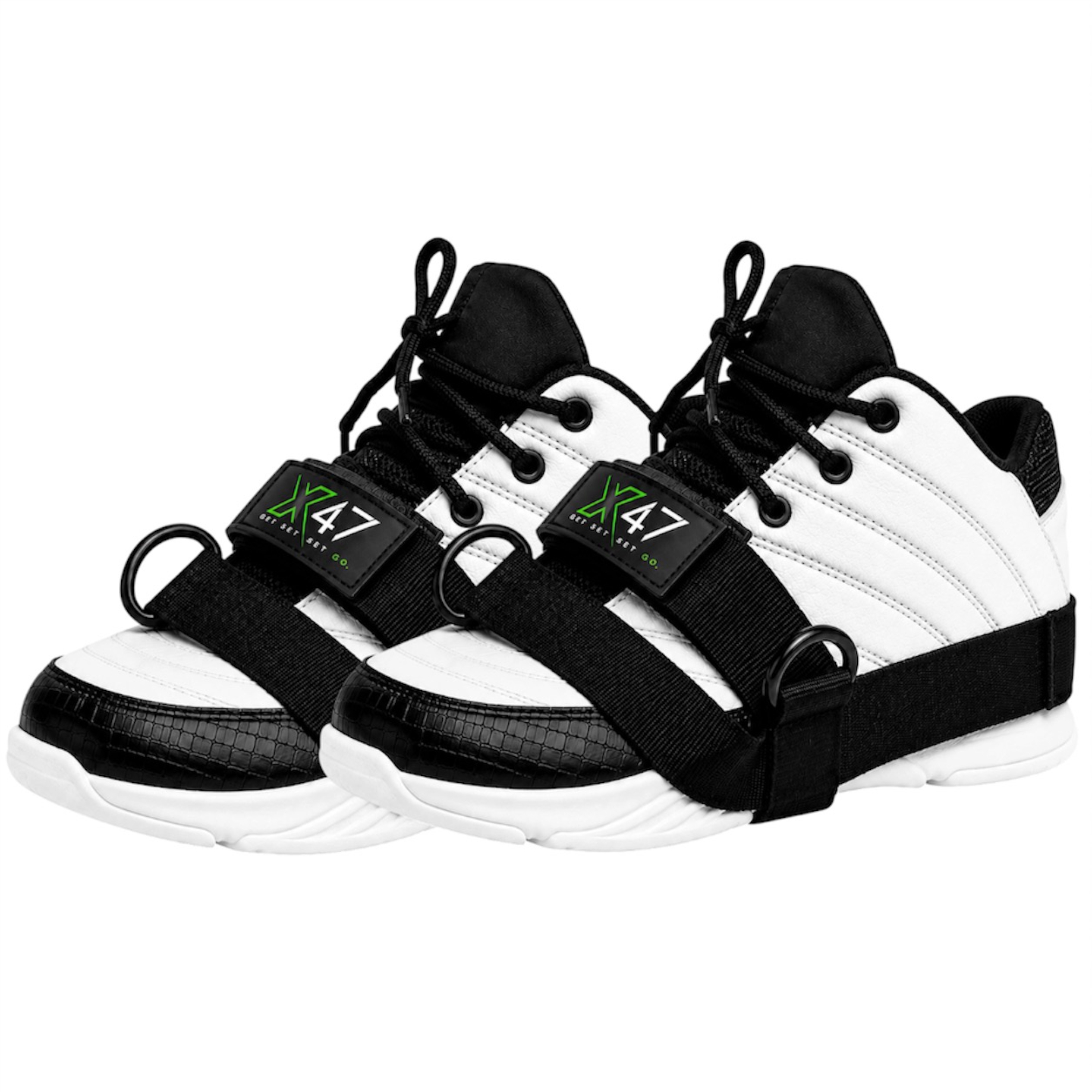 Foot Strap (8) X-47 Pair of Professional Ankle Foot Straps for Cable Machines - Image 1