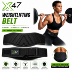 X-47 Weightlifting Belt – 6-Inch Contoured Lumbar Support Gym Belt for Men & Women - Image 2